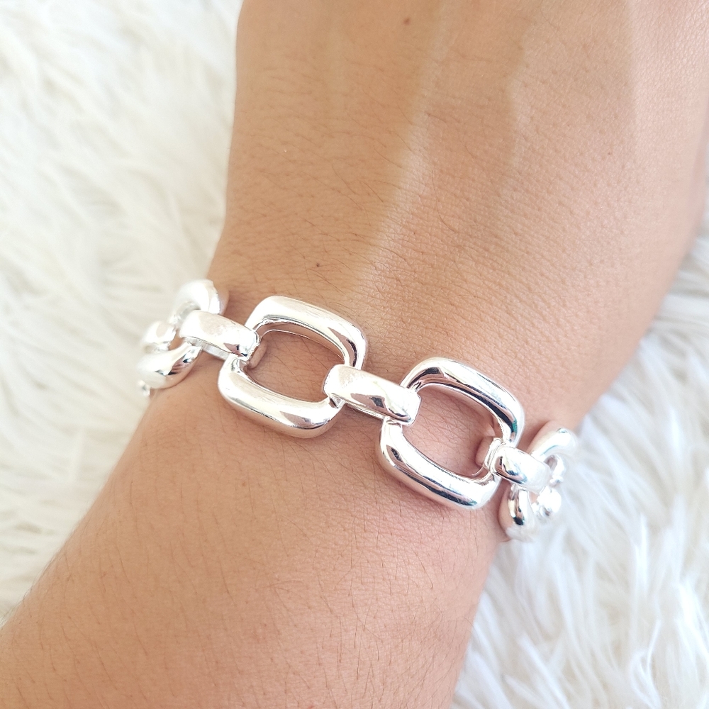 Sterling Silver Statement Bracelet